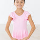 Bubblegum Pink S/S Twirl Leotard