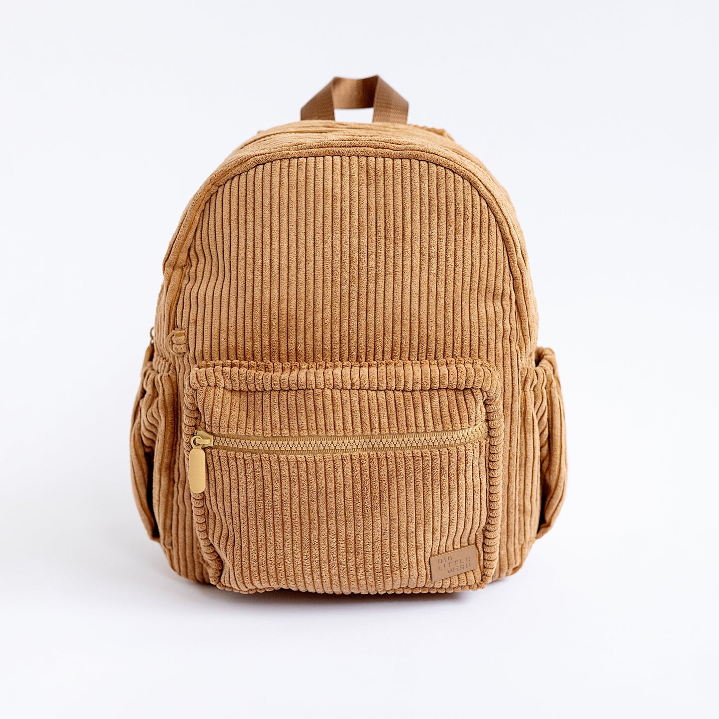 The Play Date Mini Corduroy Backpack- Camel