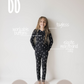 Bamboo Two Piece Pajamas | Midnight Lightning Bolt