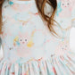 Bunny Dreams 3/4 Sleeve Pocket Twirl Dress