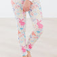 Pastel Floral Bunnies Leggings