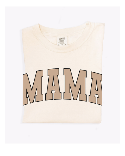 Mama Classic Collegiate Style Varsity Tee