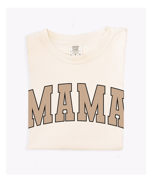 Mama Classic Collegiate Style Varsity Tee
