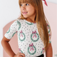 Girly Wreath | Scoop Back TEE