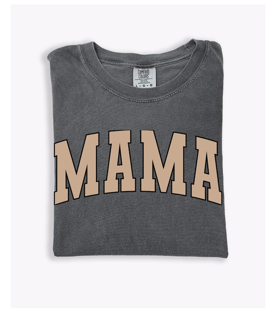 Mama Classic Collegiate Style Varsity Tee