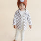 Cotton Shacket | Smiley Checkered Latte