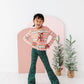 Vintage Reindeer | Bamboo Long Sleeve