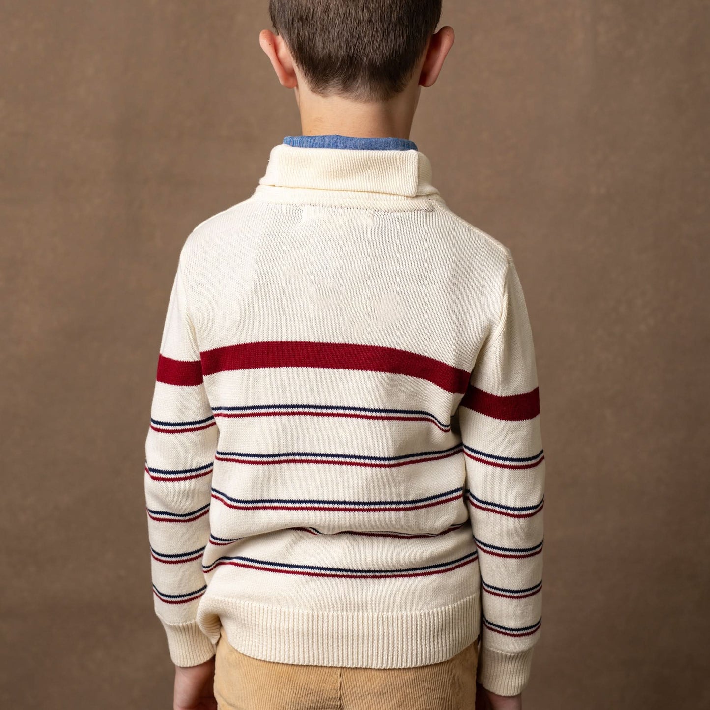 Shawl Collar Organic Sweater
