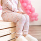 Blushing Bows 2pc Ribbed Bamboo Pajama Set