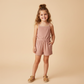Organic Tank Romper - Clay