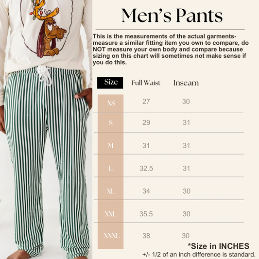 Green Stripes | MEN’S PJ Pants
