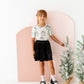 Girly Wreath | Scoop Back TEE