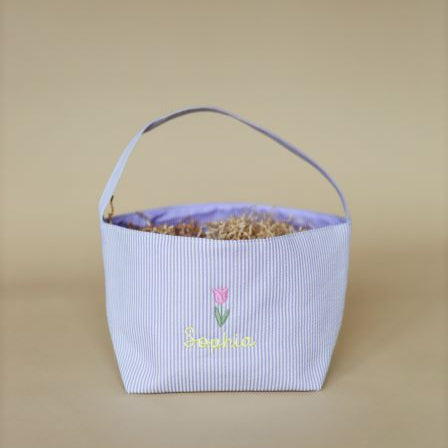 Custom Embroidered Easter Baskets