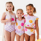Smilies + Check: Ruffle Skirt ONE-PIECE