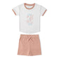 Organic Graphic Tee & Shorts Set - Beach Day