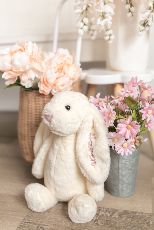 Custom Embroidered Plush Easter Bunny - more colors