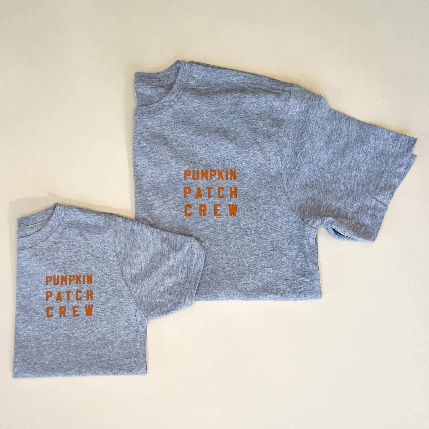 Pumpkin Patch Crew Classic Child Tee - Burnt Orange Design