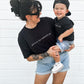 Put It On My Husband's Tab Embroidered T-Shirt