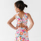 Poppy Floral | Twisty Back Dress (with detached shorts!)