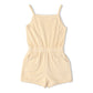 Organic Tank Romper - Butter Yellow