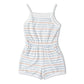 Organic Tank Romper - Cabana Stripes