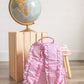 Custom Embroidered Ruffle Backpack - Gingham or Stripes