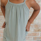 Sage (ribbed) - Tank Short Set