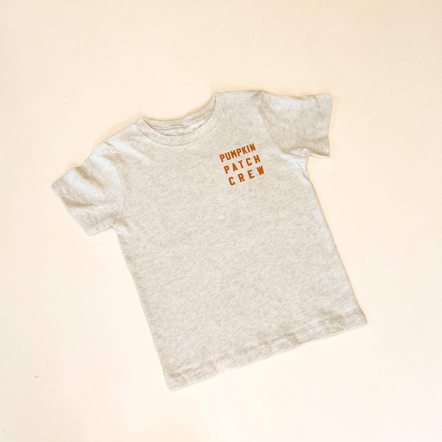 Pumpkin Patch Crew Classic Child Tee - Burnt Orange Design