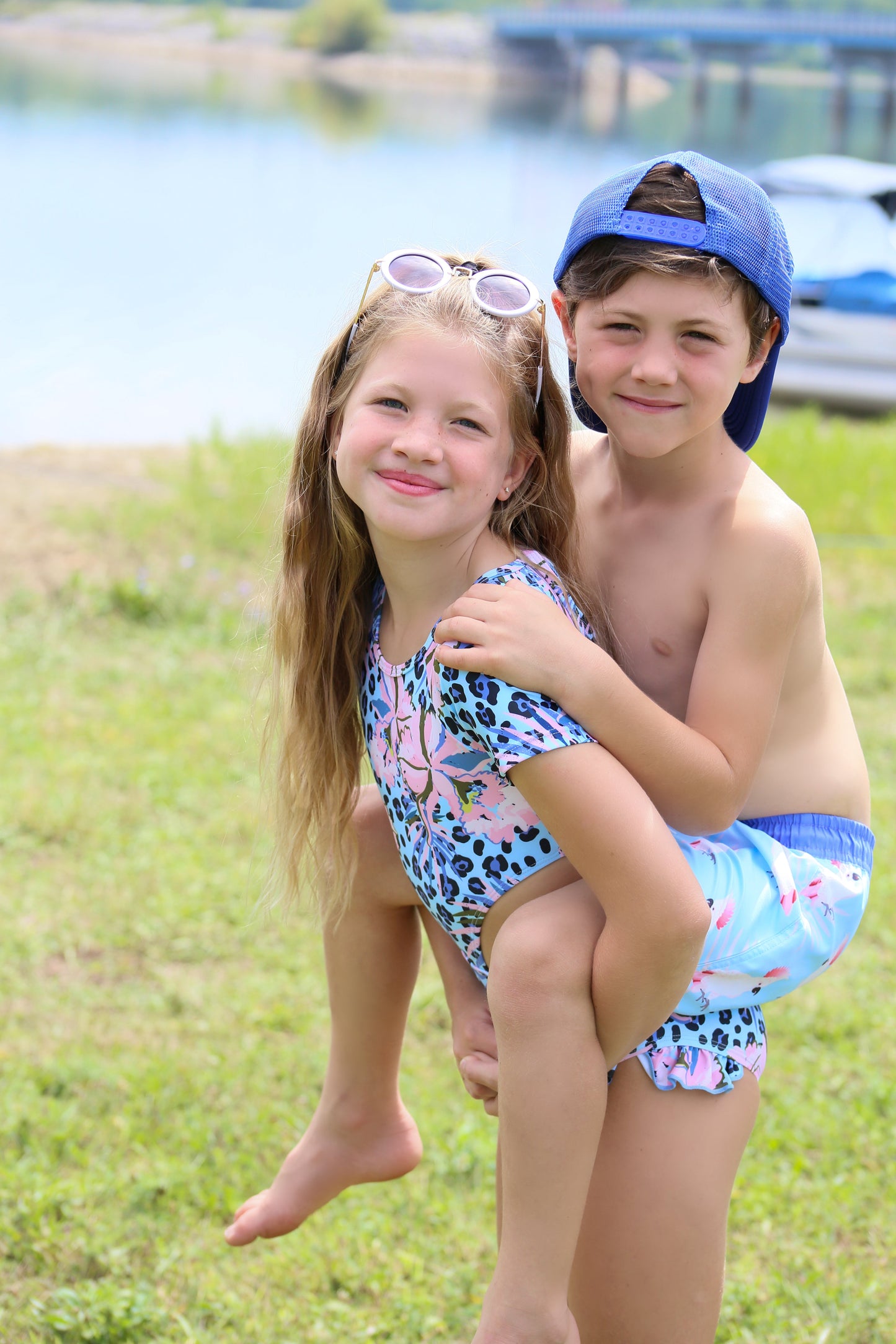 Emerald Toucan Bay Swim Trunks