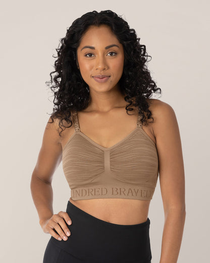 Sublime® Hands-Free Pumping & Nursing Bra | Latte