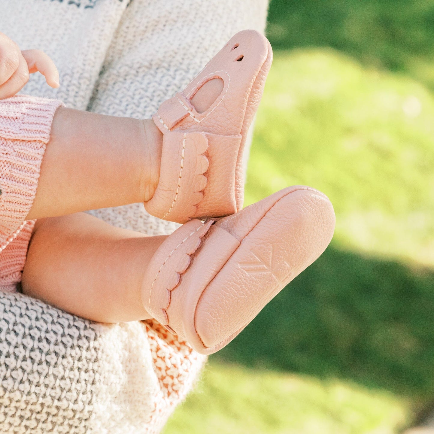 Newborn Blush Mary Jane Baby Shoe