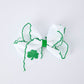 St. Patrick Shamrock Embroidered Hair Bow – Girls Hair Clip