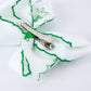 St. Patrick Shamrock Embroidered Hair Bow – Girls Hair Clip