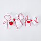 Back-to-school Apple Applique Girls Hairpin 4 Inches/6.25 inches