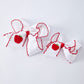 Back-to-school Apple Applique Girls Hairpin 4 Inches/6.25 inches