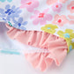 Summer Floral Girls Long Sleeve Swim Set