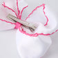 Back to School Pink Pencil Bow Hair Clip 6.25 Inch