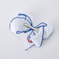 Back to School Apple Bow Hair Clip 6.25 Inch