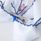 Back to School Apple Bow Hair Clip 6.25 Inch