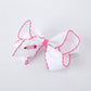 Back to School Pink Pencil Bow Hair Clip 6.25 Inch