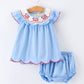 4th of July Flag Girls Bloomer Set Ruffle Collar