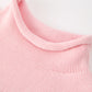 Girls Christmas Candy Cane Bow Knit Sweater