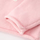 Girls Christmas Candy Cane Bow Knit Sweater