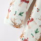 Girls Reindeer Christmas Twirl Long Sleeve Dress