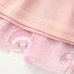 Girls Pink Christmas Santa Candy Cane Print Tutu Skirt