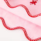 Christmas Girls Pink Candy Cane Embroidered Peter Pan Collar Dress