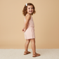 Organic Tank Romper - Blush
