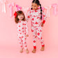 Blushing Bows 2-Piece Pajamas