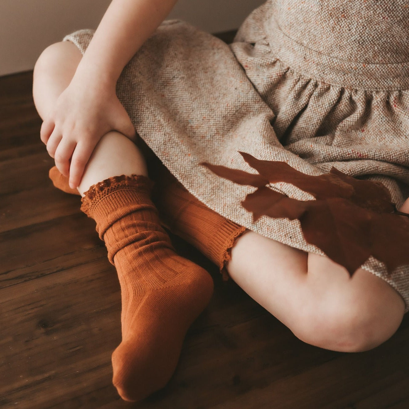 LLB Lace Top Knee High Socks - Little Joy Co.