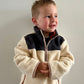 Color block Sherpa Pullover